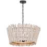 1_Maxim Baywood 30" Textured Bronze DriftWood Chandelier
