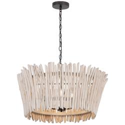 Maxim Baywood 30" Textured Bronze DriftWood Chandelier
