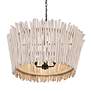 2_Maxim Baywood 30" Textured Bronze DriftWood Chandelier more views