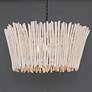 3_Maxim Baywood 30" Textured Bronze DriftWood Chandelier more views