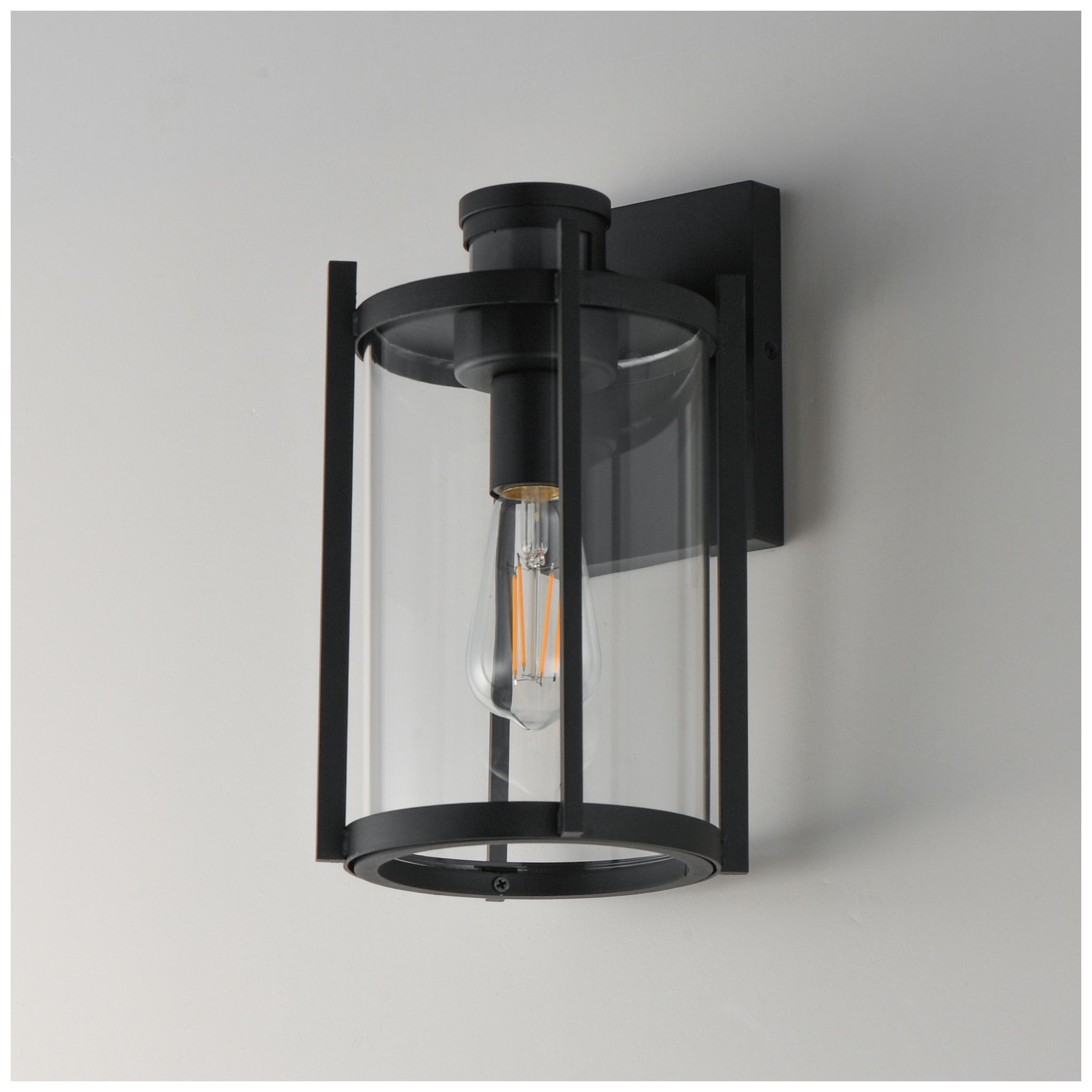 Image 5 Maxim Belfry 12" High Black 1-Light Wall Sconce w/ MSP more views