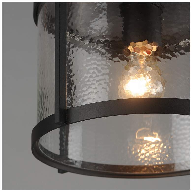 Image 5 Maxim Belfry 12" Wide Black 1-Light Semi-Flush/Pendant more views