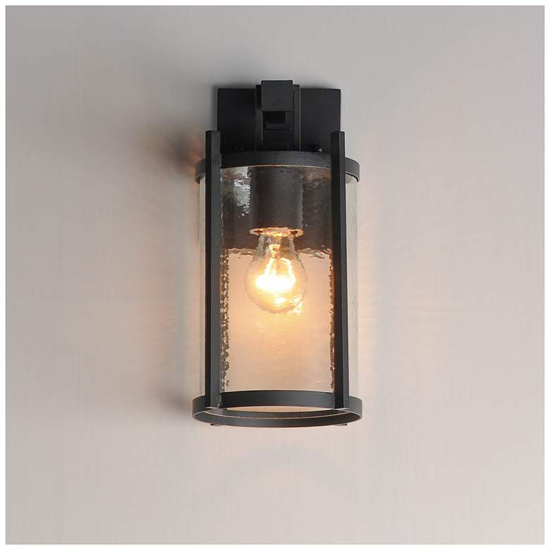 Image 4 Maxim Belfry 13" High Black 1-Light Wall Light more views