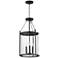 Maxim Belfry 13" Wide Black 3-Light Pendant