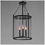 2_Maxim Belfry 13" Wide Black 3-Light Pendant more views