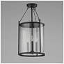 3_Maxim Belfry 13" Wide Black 3-Light Pendant more views