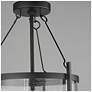 5_Maxim Belfry 13" Wide Black 3-Light Pendant more views