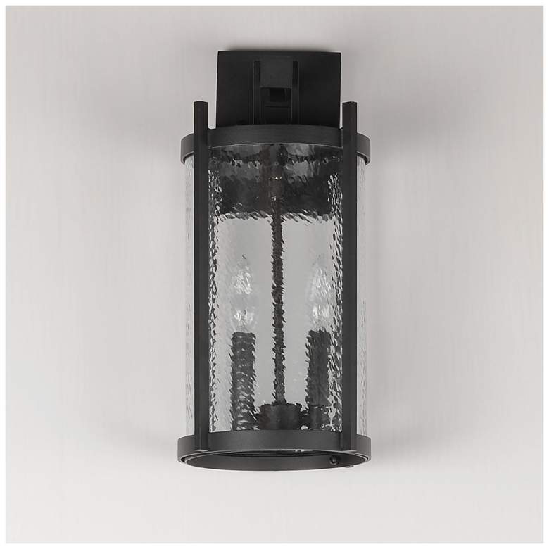 Image 3 Maxim Belfry 16" High Black 2-Light Wall Light more views