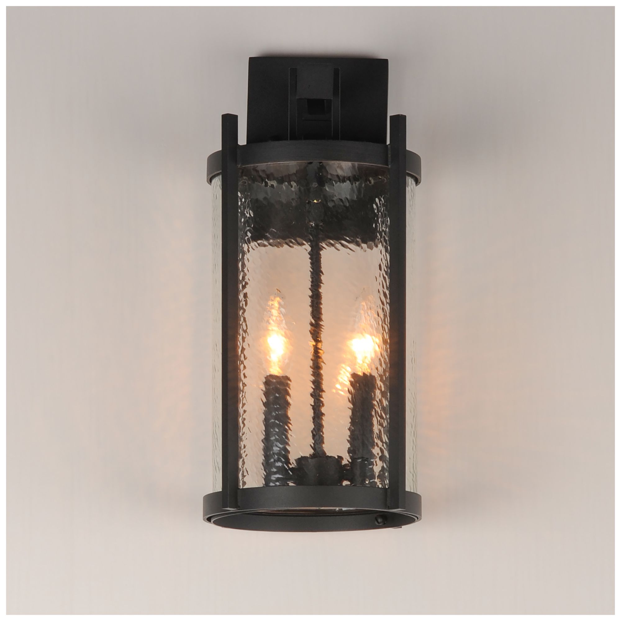 Image 4 Maxim Belfry 16" High Black 2-Light Wall Light more views