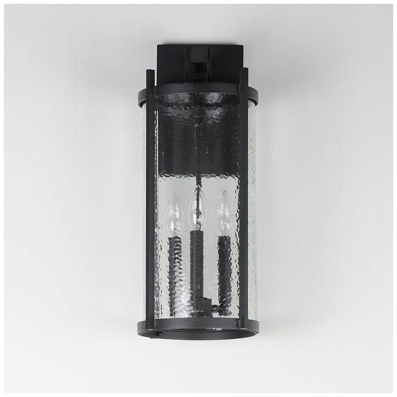 Image 3 Maxim Belfry 20" High Black 3-Light Wall Light more views