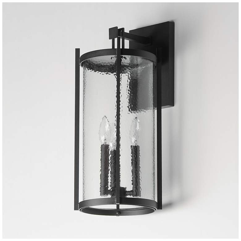 Image 5 Maxim Belfry 20" High Black 3-Light Wall Light more views