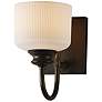 1_Maxim Bisque 10" High Oil Rubbed Bronze 1-Light Wall Sconce