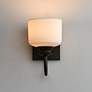 3_Maxim Bisque 10" High Oil Rubbed Bronze 1-Light Wall Sconce more views