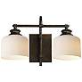 1_Maxim Bisque 10" High Oil-Rubbed Bronze 2-Light Wall Sconce
