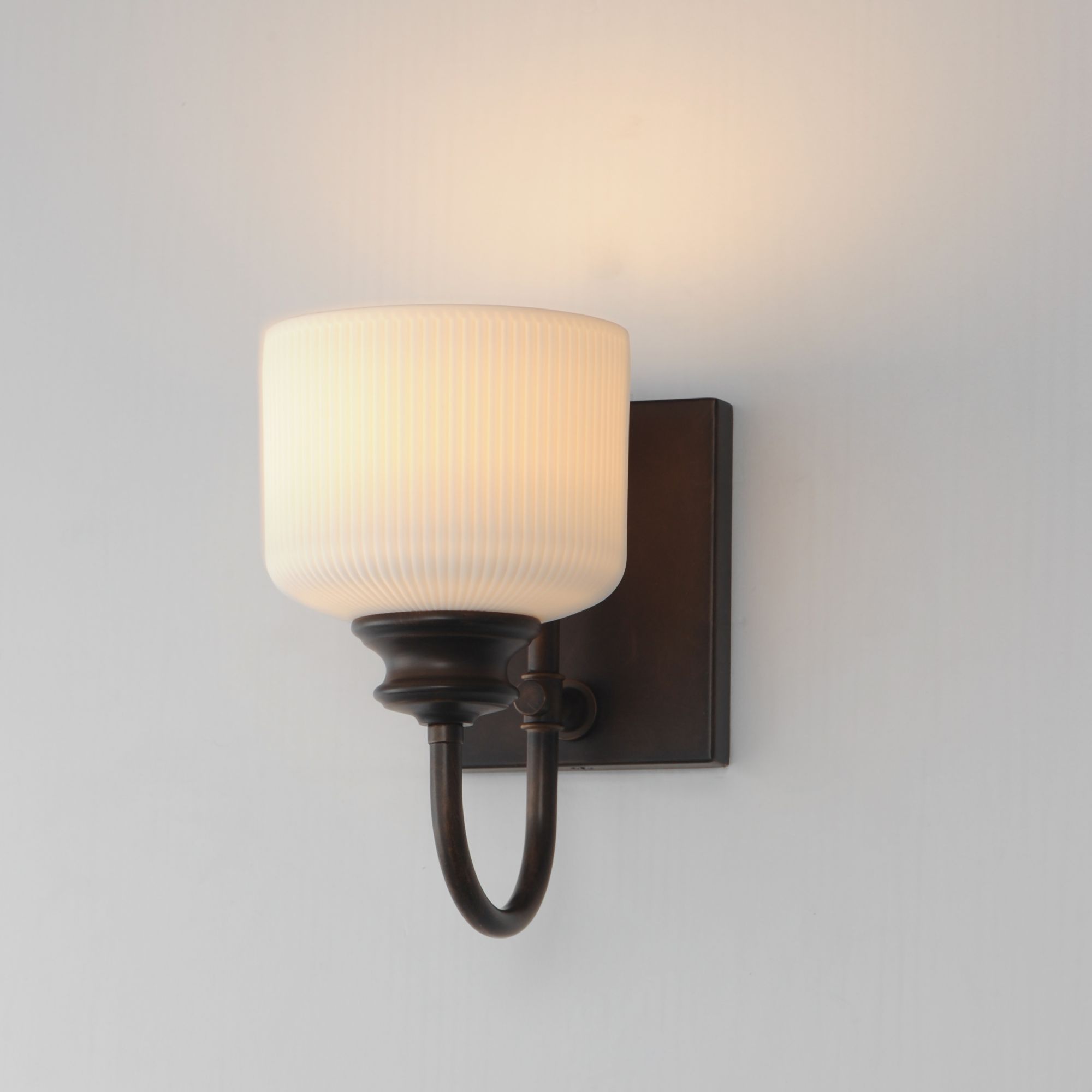 Image 4 Maxim Bisque 10" High Oil-Rubbed Bronze Wall Sconce more views