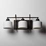 Thumbnail2 of Maxim Bisque 24" Wide Oil Rubbed Bronze 3-Light Bath Vanity more views
