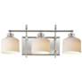 1_Maxim Bisque 24" Wide Polished Nickel 3-Light Bath Vanity