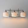 3_Maxim Bisque 24" Wide Polished Nickel 3-Light Bath Vanity more views