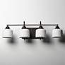 3_Maxim Bisque 32" Wide Oil-Rubbed Bronze 4-Light Bath Light more views