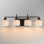 4_Maxim Bisque 32" Wide Oil-Rubbed Bronze 4-Light Bath Light more views