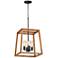 Maxim Black Forest 16 1/2"W Black and Ashbury Pendant Light