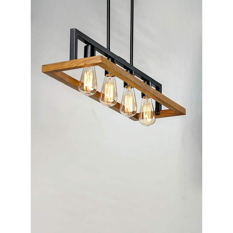 Image 5 Maxim Black Forest 29 1/2" Ashbury Modern Kitchen Island Light Pendant more views