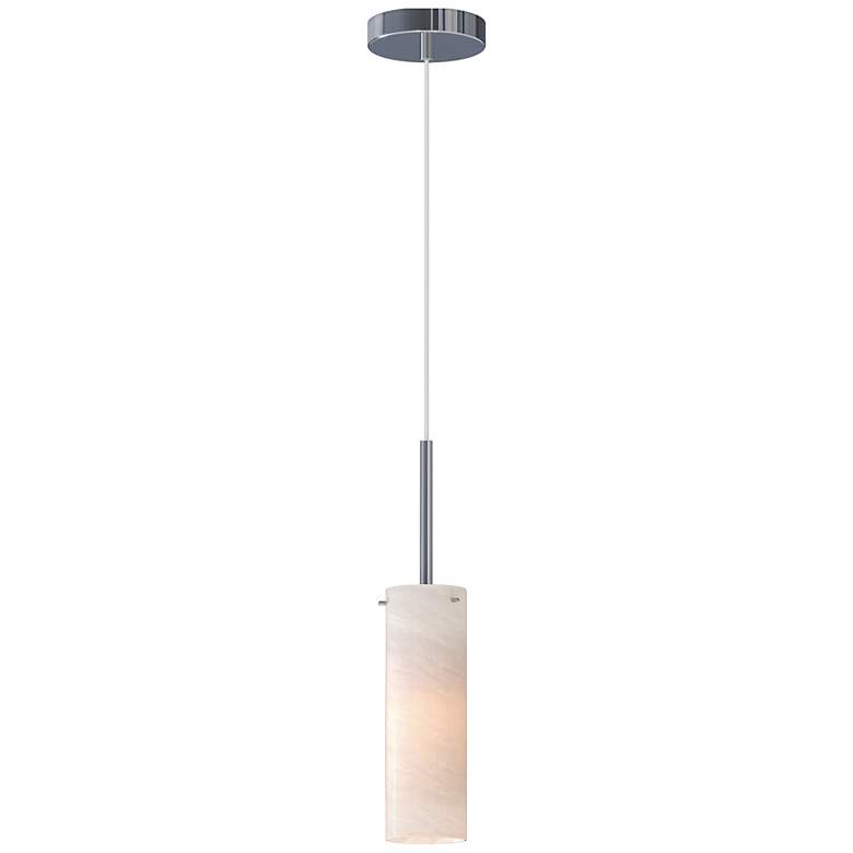 Image 1 Maxim Blizzard 3 1/4" Wide Polished Chrome 1-Light Pendant