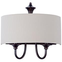Maxim Bongo 13 1/2" High Oil-Rubbed Bronze Wall Sconce