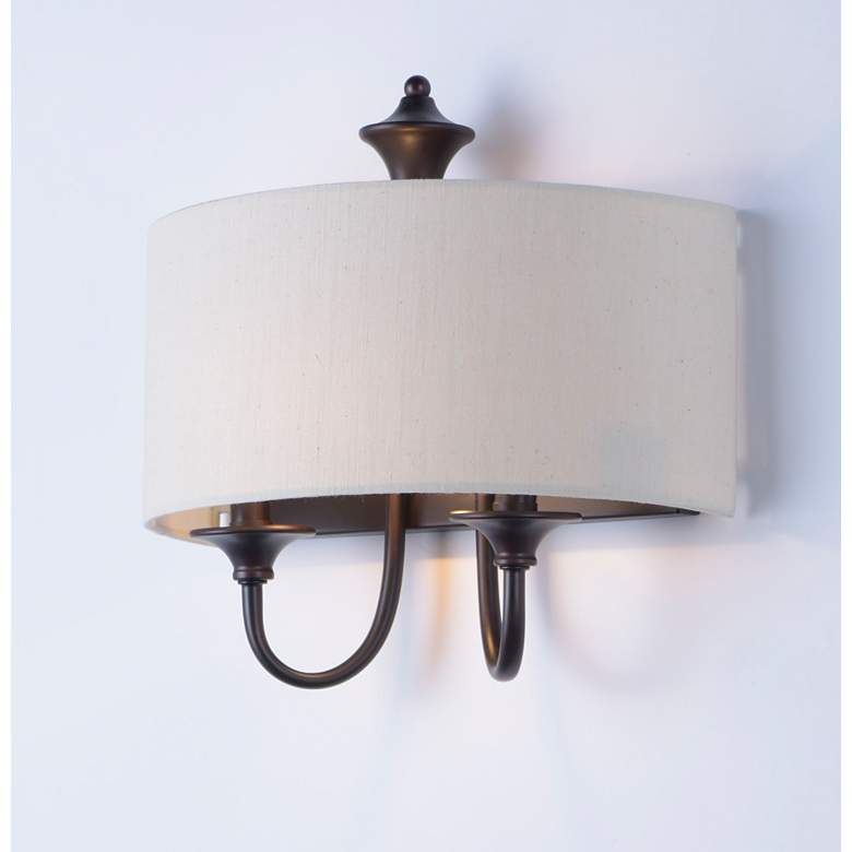 Image 4 Maxim Bongo 13 1/2" High Oil-Rubbed Bronze Wall Sconce more views