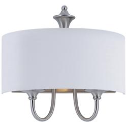 Maxim Bongo 13 1/2" High Satin Nickel Wall Sconce