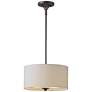 1_Maxim Bongo 13" Wide Oil-Rubbed Bronze Ceiling Light