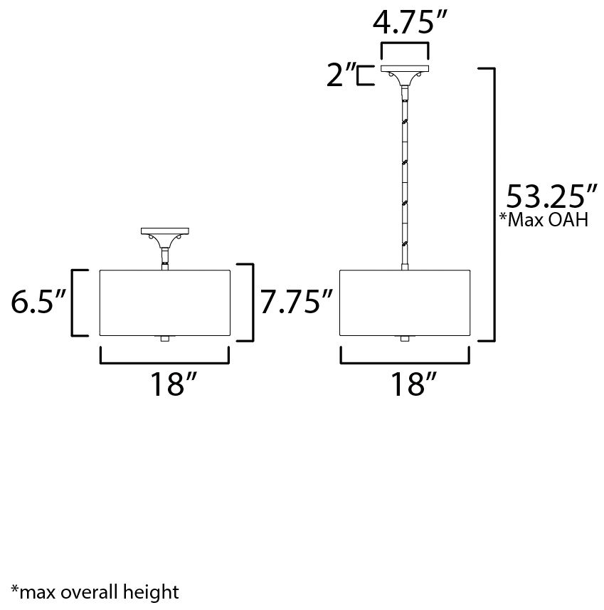 Image 7 Maxim Bongo 18" Wide Natural Aged Brass Ceiling Light more views