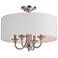 Maxim Bongo 18" Wide Satin Nickel 4-Light Ceiling Light