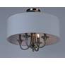 4_Maxim Bongo 18" Wide Satin Nickel 4-Light Ceiling Light more views