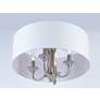 5_Maxim Bongo 18" Wide Satin Nickel 4-Light Ceiling Light more views