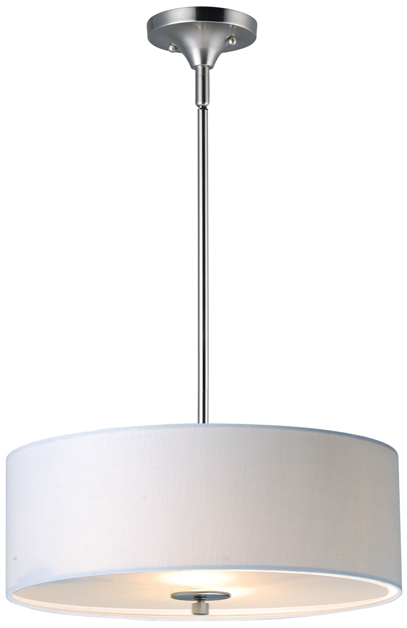 Maxim Bongo 18" Wide Satin Nickel Ceiling Light