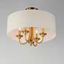 5_Maxim Bongo 18"W Natural Aged Brass 4-Light Ceiling Light more views