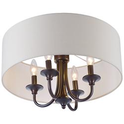 Maxim Bongo 18"W Oiled Bronze 4-Light Ceiling/Pendant Light