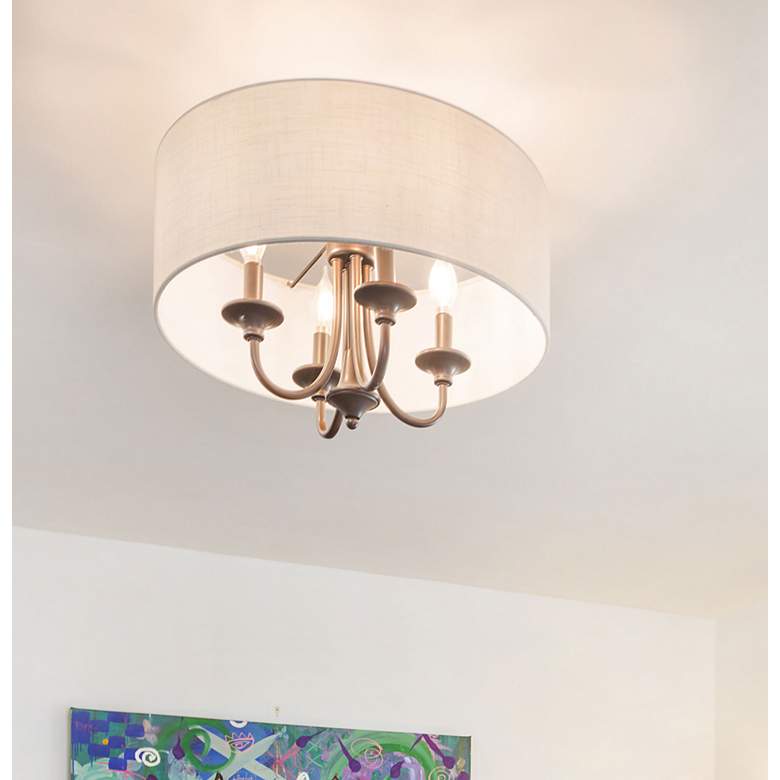 Image 5 Maxim Bongo 18"W Oiled Bronze 4-Light Ceiling/Pendant Light more views
