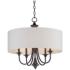 Maxim Bongo 22" Wide Oil Rubbed Bronze Shade Chandelier