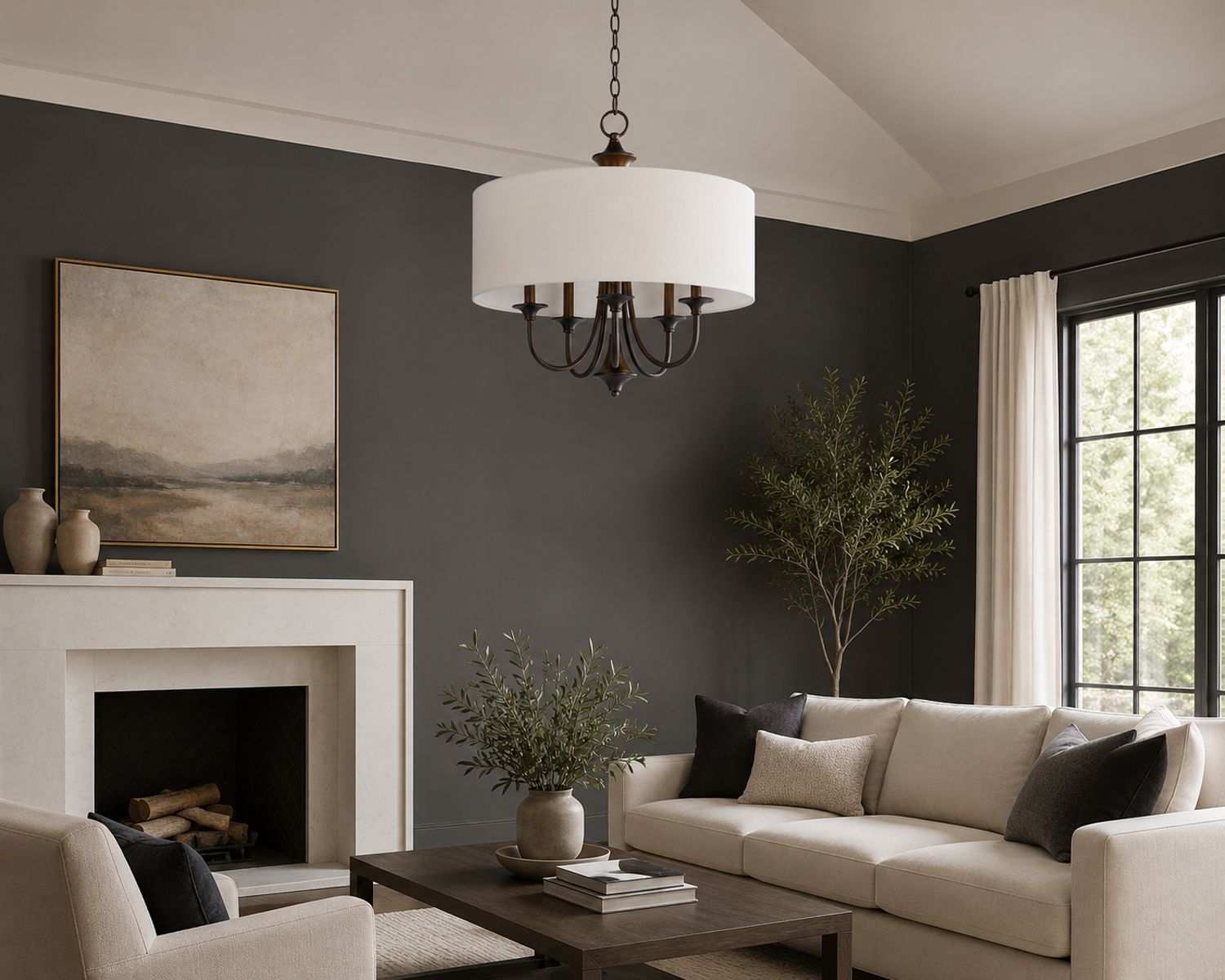 Image 6 Maxim Bongo 22" Wide Oil Rubbed Bronze Shade Chandelier more views