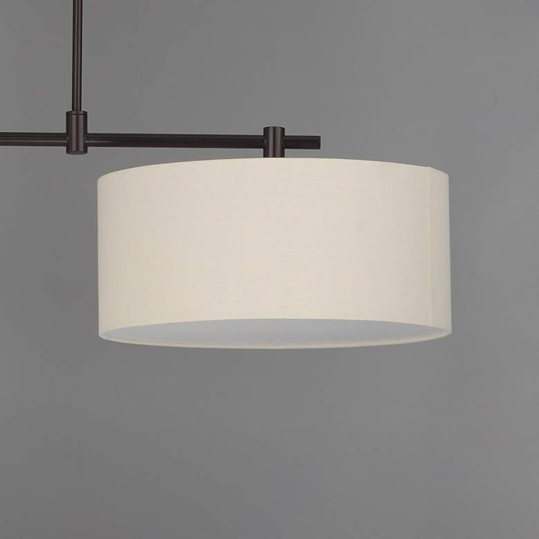 Image 4 Maxim Bongo 42" Wide Oil-Rubbed Bronze 2-Light Linear Pendant more views