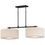 Thumbnail1 of Maxim Bongo 42"W Oil-Rubbed Bronze 2-Light Linear Pendant