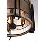Thumbnail4 of Maxim Boundry 16 1/2"W Black Barn Wood 3-Light Ceiling Light more views