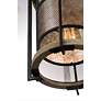 3_Maxim Boundry 9" Wide Industrial Black and Barn Wood Mini Pendant more views