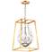 Maxim Bouquet 16" Wide Gold and Nickel Foyer Pendant Light