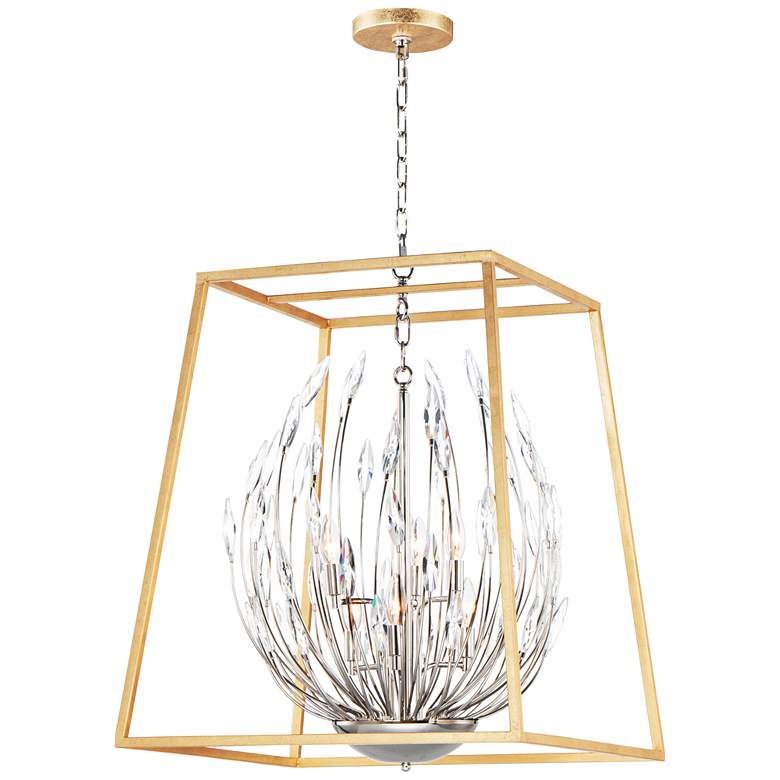 Image 2 Maxim Bouquet 24 1/2"W Gold and Nickel Foyer Pendant Light