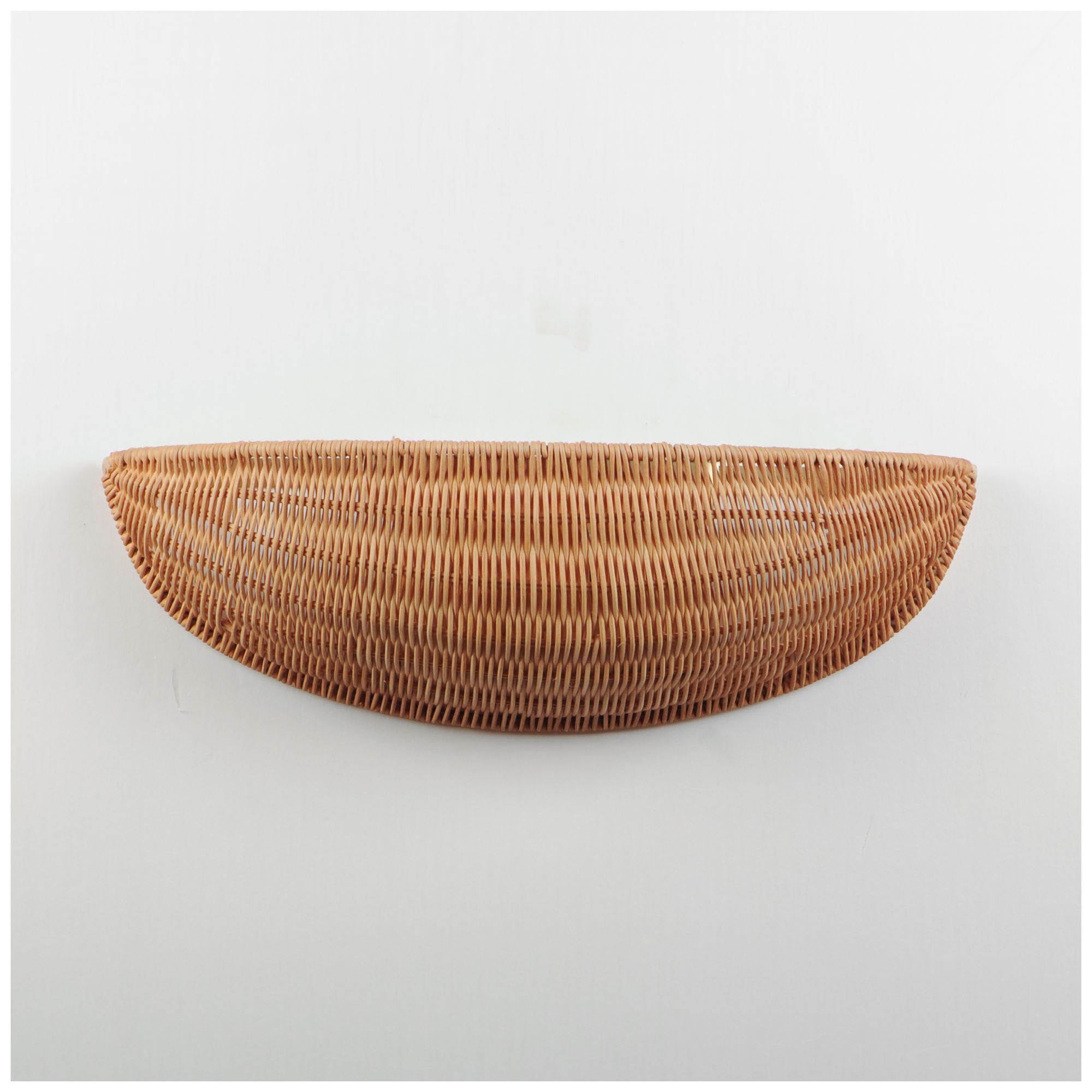 Image 3 Maxim Bower 17 3/4" Wide Rattan/Natural Aged Brass Wall Sconce more views
