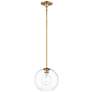 1_Maxim Branch 11" Wide Natural Aged Brass Mini Pendant