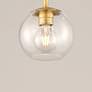 3_Maxim Branch 11" Wide Natural Aged Brass Mini Pendant more views